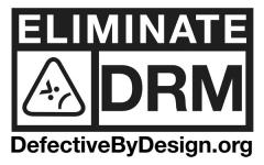 Eliminate DRM!